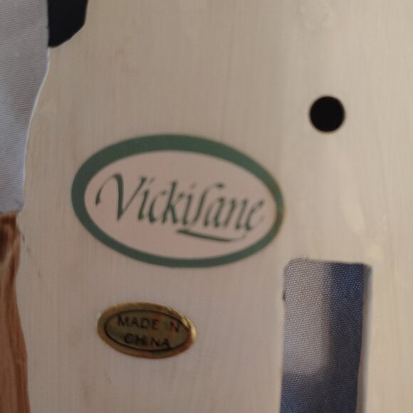 New Vicki Lane Ceramic Dairy Cow Single Light Switch Cover - Picture 8 of 8